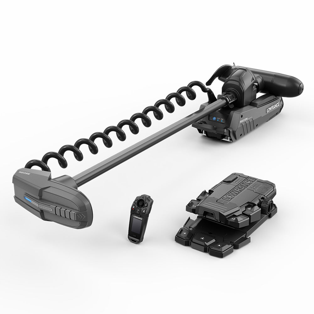 Lowrance Recon FW 60 Trolling Motor  Includes Freesteer Joystick Remote Wireless Foot Pedal  HDI Nosecone 00016174001