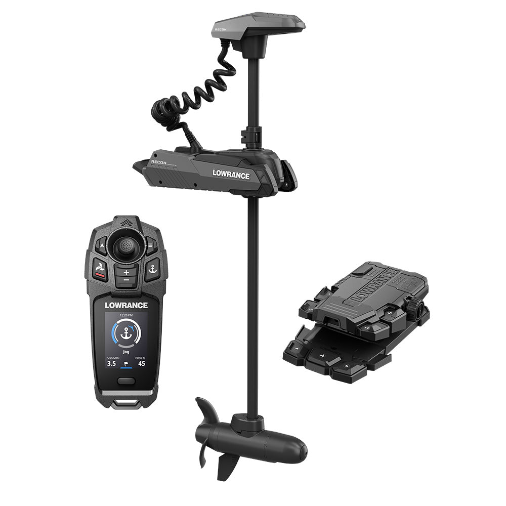 Lowrance Recon FW 60 Trolling Motor  Includes Freesteer Joystick Remote Wireless Foot Pedal  HDI Nosecone 00016174001