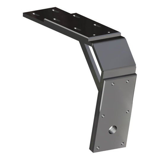 PowerPole Deck Mount  13 Aft  11 Drop  Black PKD1311UBK