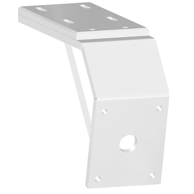 PowerPole Deck Mount  8 Aft  6 Drop  White PKD86UWT