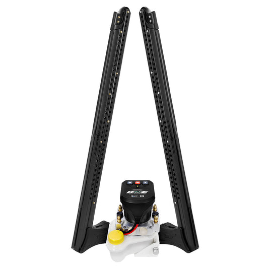 PowerPole Blade ONE Pump BLS Shallow Water Anchor System  10  Dual Blade  Matte Black PP2BLS10MB