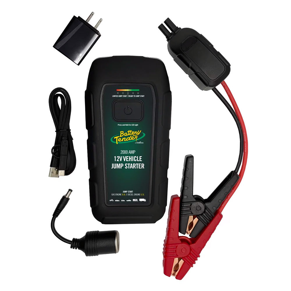 Battery Tender 2000 Amp Jump Starter  16000MAH Power Bank 0302030WH