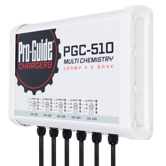 ProGuide 5 Bank OnBoard Battery Charger  12V  50Amp PGC510