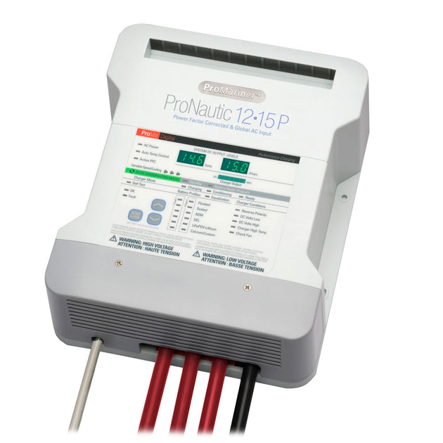 ProMariner ProNautic 1215P 15 Amp 3 Bank Battery Charger 63115
