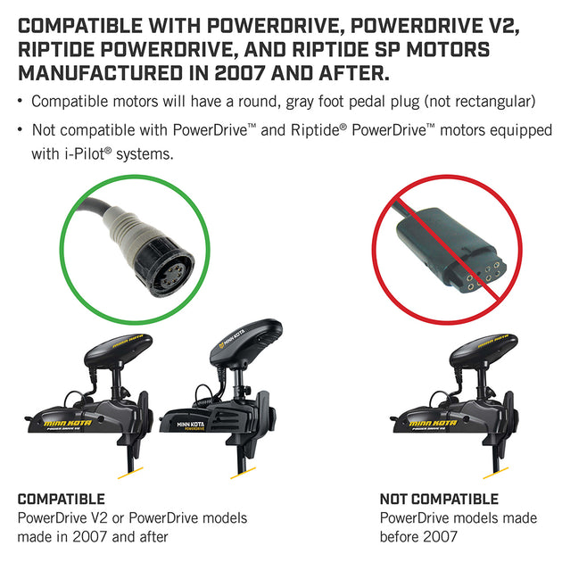 Minn Kota PowerDrive Foot Pedal  ACC Corded 1866070