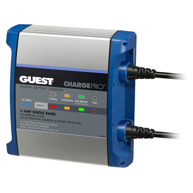 Guest OnBoard Battery Charger 5A  12V  1 Bank  120V Input 2708A