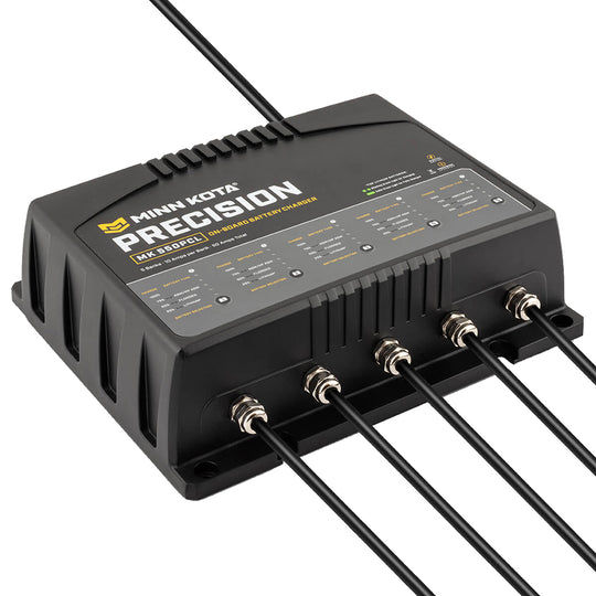 Minn Kota OnBoard Precision Charger MK550 PCL 5 Bank x 10 AMP LI Optimized Charger 1835500